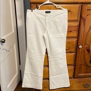 Forever 21 White Flare Pants